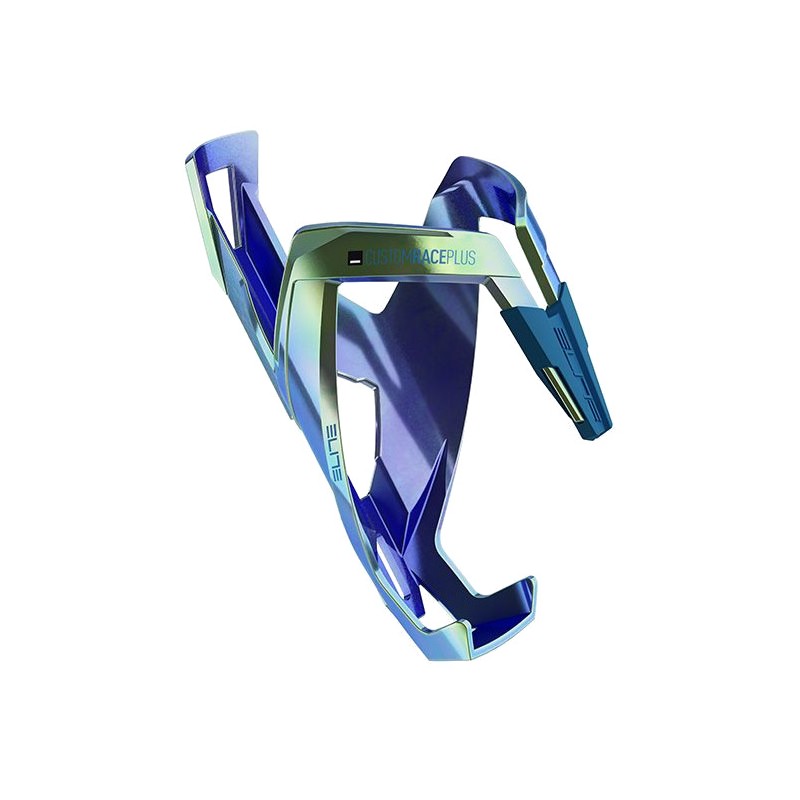 ELITE BOTTLE HOLDER CUSTOM RACE PLUS AZUL/VERDE BRILLO 726096
