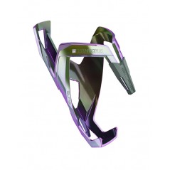 ELITE PORTABIDON PORTA BOTELLIN CUSTOM RACE PLUS VERDE/VIOLETA BRILLO 726097