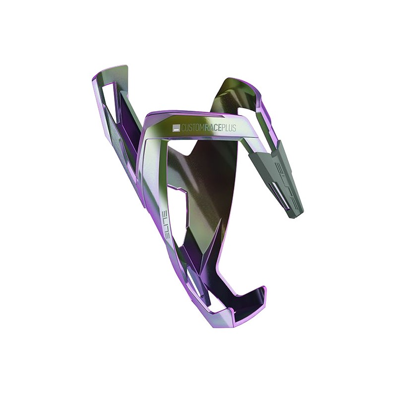 ELITE PORTABIDON PORTA BOTELLIN CUSTOM RACE PLUS VERDE/VIOLETA BRILLO 726097