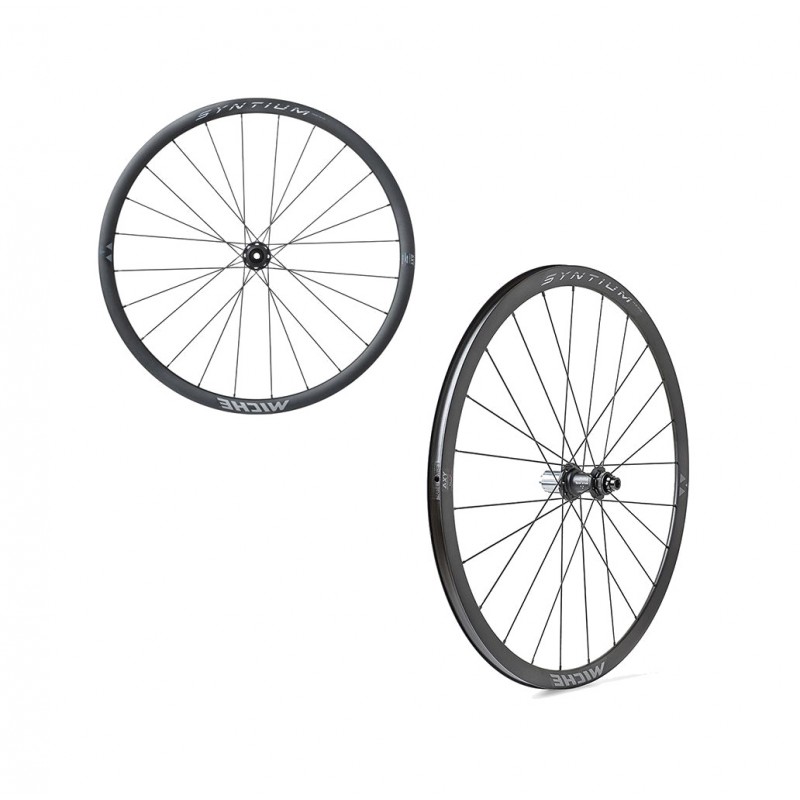 MICHE Juego de ruedas para bicicleta disco aluminio SYNTIUM AERO SRAM XDR TUBELESS READY CENTERLOCK 725667