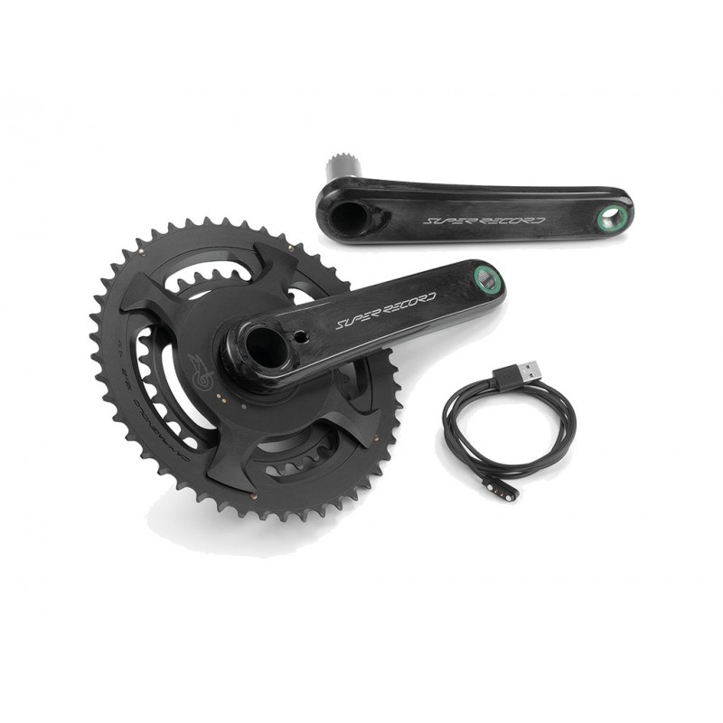 CAMPAGNOLO Juego de bielas con potenciómetro para bicicleta carbono SUPER RECORD WRL PROT 45X29D 12V 170 MM 725687