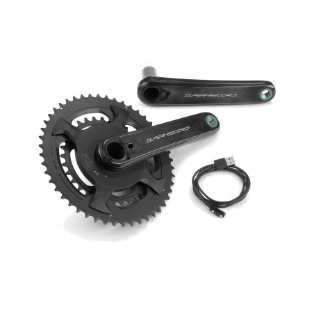CAMPAGNOLO Juego de bielas con potenciómetro para bicicleta carbono SUPER RECORD WRL PROT 45X29D 12V 170 MM 725687