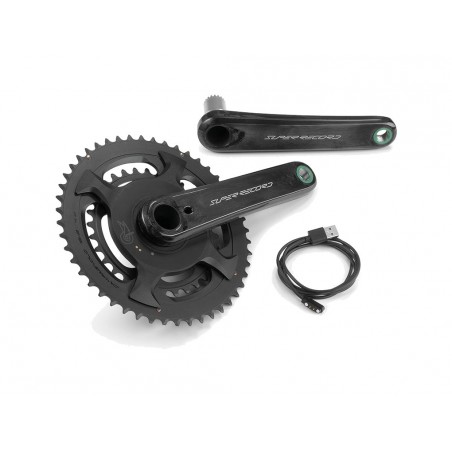 CAMPAGNOLO Juego de bielas con potenciómetro para bicicleta carbono SUPER RECORD WRL PROT 175 MM 48X32D 12V 725690