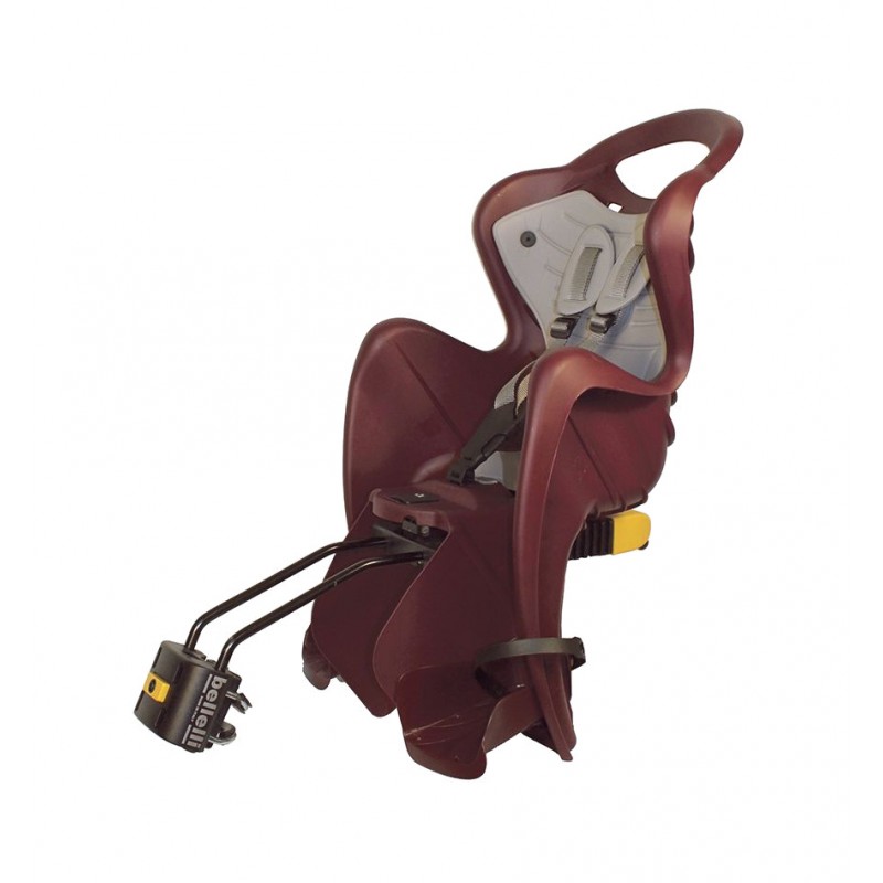 BELLELLI Portabebés para bicicleta reclinable con montaje al cuadro MR FOX LUXE 725763VAR