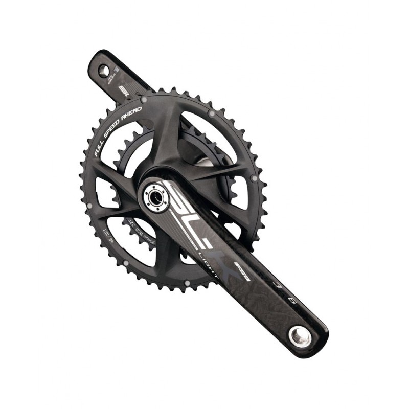 FSA Juego de bielas y platos para bicicleta aluminio OMEGA MEGAEXO 19 MM 46X30D 175 SHIMANO 12V 725770