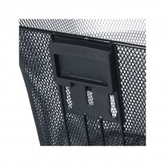 BASIL Front bicycle basket with steel plate BILBAO (26X22X28 CM) KLICKFIX 725824VAR
