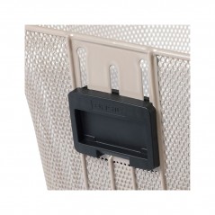 BASIL Cesta delantera para bicicleta con placa acero BILBAO (26X22X28 CM) KLICKFIX 725824VAR