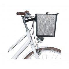 BASIL Cesta delantera para bicicleta con soporte de potencia acero BILBAO (26X22X28 CM) 725828