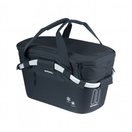 BASIL Rear bicycle basket with polyester plate CARRY ALL ISO 18L (38X21X27 CM) MIK 2.0 725831