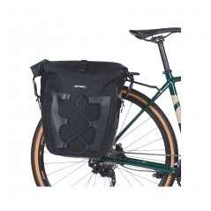 BASIL Bolsa impermeable para bicicleta con sistema poliéster NAVIGATOR L 22L (27X19X41 CM) MIK 725832