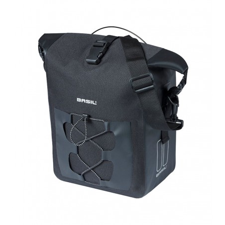 BASIL Bolsa impermeable para bicicleta con sistema poliéster NAVIGATOR M 14L (24X14X34 CM) MIK 725833