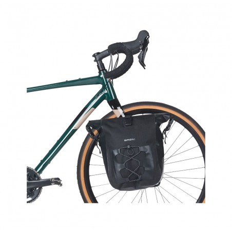 BASIL Bolsa impermeable para bicicleta con sistema poliéster NAVIGATOR M 14L (24X14X34 CM) MIK 725833