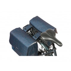 BASIL Rear bicycle panniers with universal polyester system FLAIR 35L (35X15X31 CM) BRIDGE 725837VAR