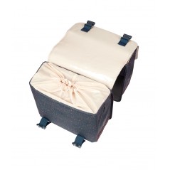 BASIL Alforjas traseras para bicicleta con placa poliéster FLAIR 35L (35X15X31 CM) MIK 2.0 725838VAR