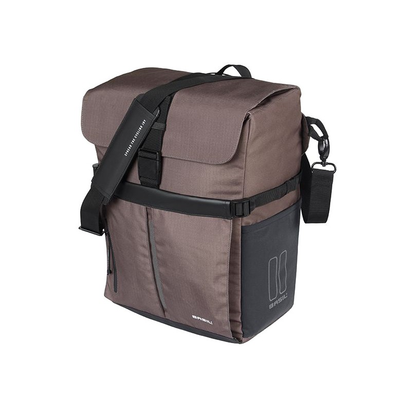 BASIL Bicycle bag with polyester system MOVE COMMUTER 15L (27X16X38 CM) MIK 725843VAR