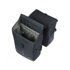 BASIL Alforjas traseras para bicicleta con placa poliéster MOVE 30L (27X16X38 CM) MIK 2.0 725847VAR