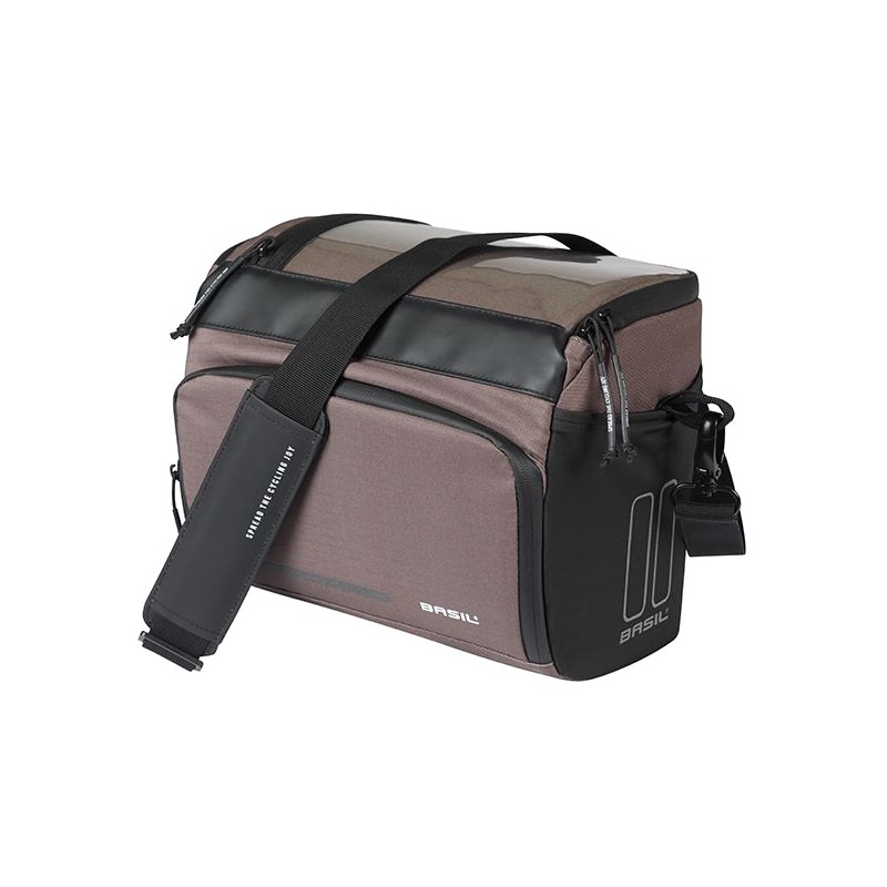 BASIL Bolsa de manillar para bicicleta con poliéster MOVE 7-8L (23X17X20 CM) KLICKFIX 725848VAR