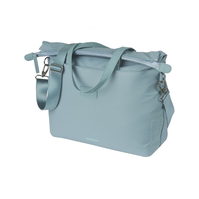 BASIL Bicycle bag with hooks, waterproof polyester MANHATTAN 12L (38X12X30 CM) COMMUTER HOOK-ON 725856