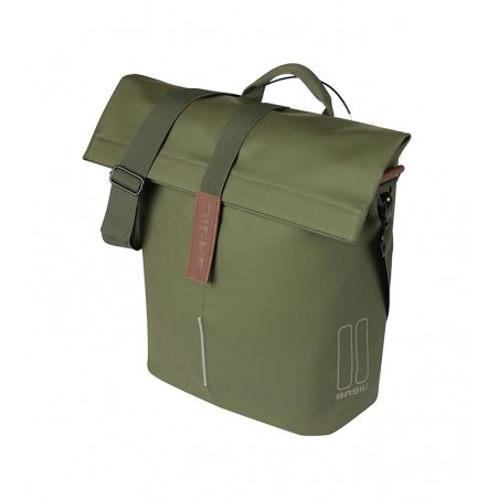 BASIL Bicycle bag with polyester system CITY SHOPPER 14-16L (30X15X34 CM) MIK 725864VAR