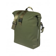 BASIL Bolsa impermeable para bicicleta con sistema y luz led SOHO 17L POLIURETANO (38X19X38 CM) MIK NORDLICHT 725865