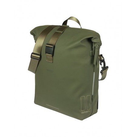 BASIL Waterproof bicycle bag with system and LED light SOHO 17L POLIURETANO (38X19X38 CM) MIK NORDLICHT 725865