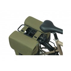 BASIL Alforjas traseras para bicicleta con sistema universal poliéster GO 32L (29X15X34 CM) BRIDGE 725866