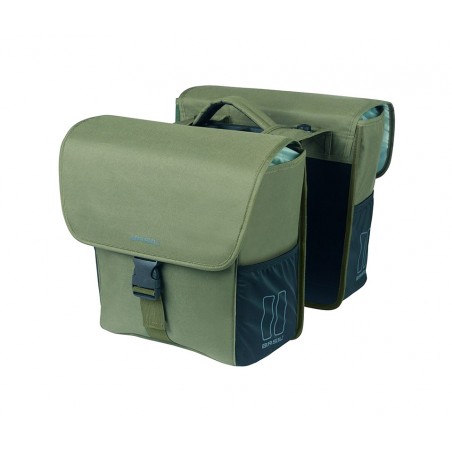 BASIL Alforjas traseras para bicicleta con placa poliéster GO 32L (29X15X34 CM) MIK 2.0 725867