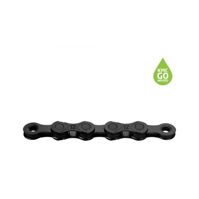 KMC Cadena para bicicleta lubricada con cera DLC 12 WAXED 1/2X11/128" 126 ESLABONES 12V 725880