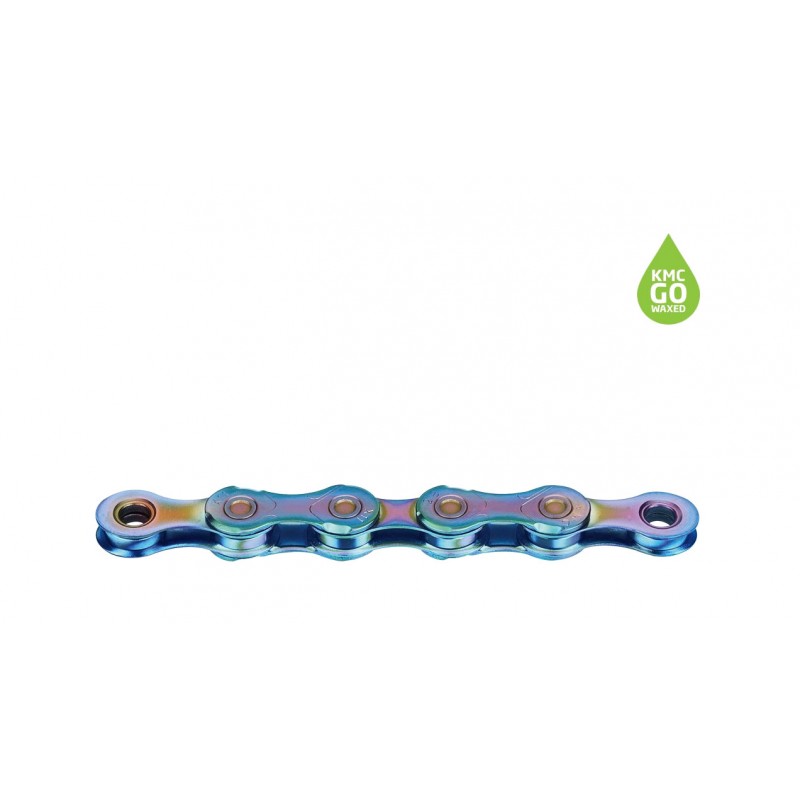 KMC Wax-lubricated bicycle chain X11 WAXED 1/2X11/128" 118 ESLABONES 11V 725888