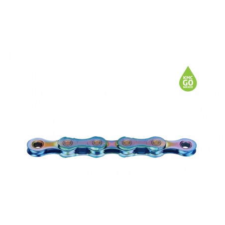 KMC Cadena para bicicleta lubricada con cera X11 WAXED 1/2X11/128" 118 ESLABONES 11V 725888