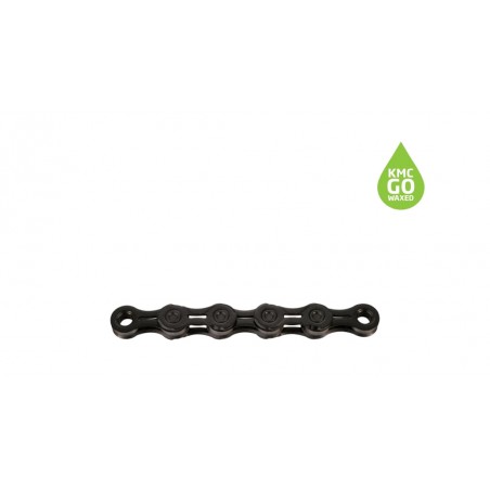 KMC Wax-lubricated bicycle chain X11EL WAXED 1/2X11/128" 118 ESLABONES 11V 725889VAR