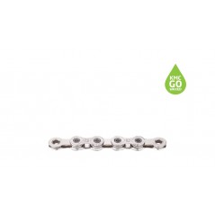 KMC Wax-lubricated bicycle chain X12 WAXED 1/2X11/128" 126 ESLABONES 12V 725893VAR