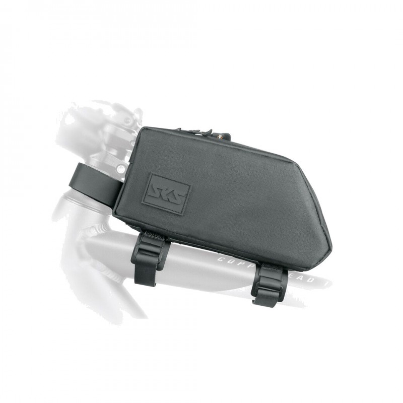 SKS Bolsa de cuadro para bicicleta con montaje en el tubo superior poliéster URBAN 0.65L (21X6X10 CM) 726117