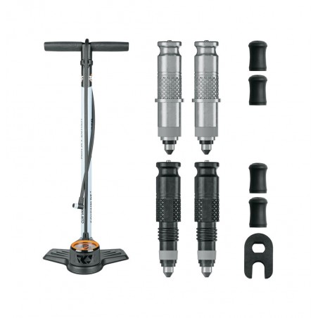SKS Hinchador de taller para bicicleta válvulas AIR X-PLORER SCHWALBE CLIK VALVE 726127