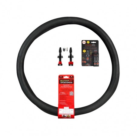 BARBIERI Kit mousse para bicicleta con válvulas presta de carbono ANACONDA 3.0 27.5X2.10-2.70" 35 MM 726550