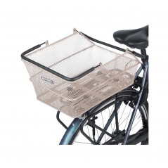 BASIL Rear bicycle basket with steel plate CENTO (24X39X13.5 CM) MIK 726726VAR