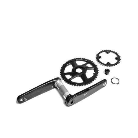 FSA Juego de bielas y platos para bicicleta carbono SL-K MODULAR BB386EVO DIRECT MOUNT 50X34D SHIM 12V 172.5 MM 726933