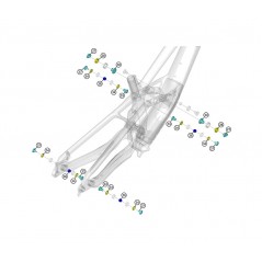 LAPIERRE Electric Bike Crank Hardware Kit E-BIKE SPICY KLP00049