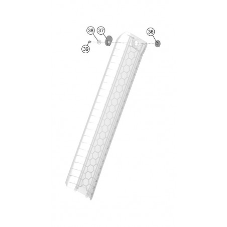 LAPIERRE Juego de cerradura batería para bicicleta eléctrica E-BIKE OVERVOLT GEN5 FS AL KLP00077