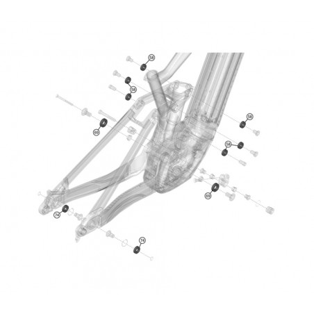 LAPIERRE Bearing kit for electric bicycles E-BIKE OVERVOLT GEN5 FS AL KLP00085