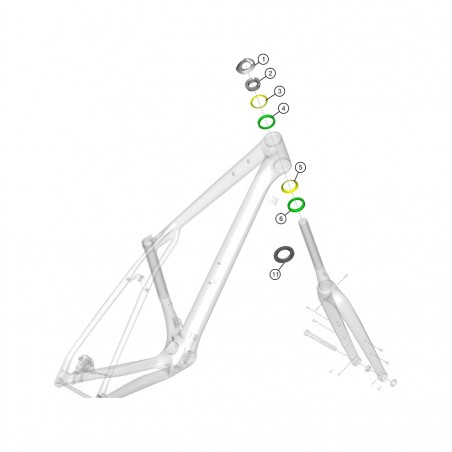 LAPIERRE Juego de cascos para bicicleta XELIUS DRS KLP00088