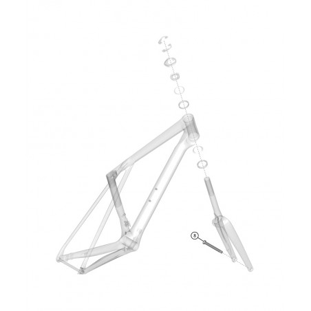 LAPIERRE Eje delantero para bicicleta XELIUS DRS KLP00090