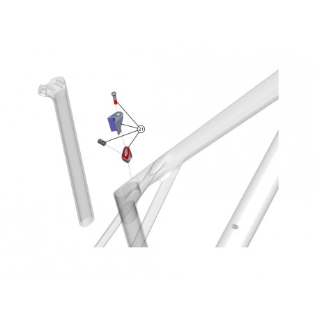 LAPIERRE Cuña de tija sillín para bicicleta XELIUS DRS KLP00091