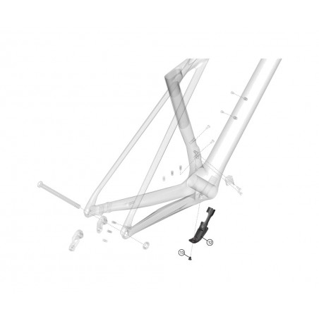 LAPIERRE Soporte de batería para bicicleta XELIUS DRS KLP00093