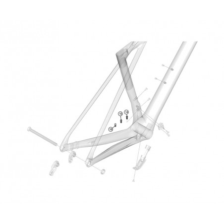 LAPIERRE Juego de guías cables para bicicleta XELIUS DRS KLP00094