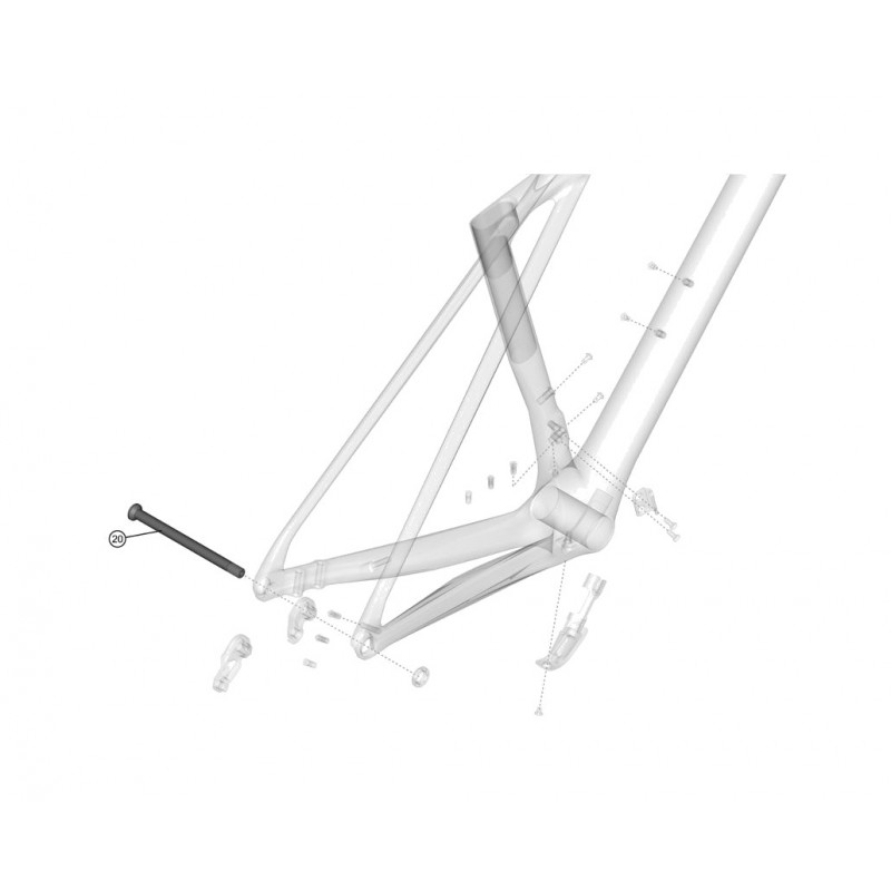 LAPIERRE Thru axle for bicycle XELIUS DRS KLP00097