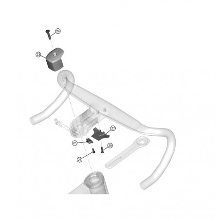 LAPIERRE Juego de hardware para tapa potencia bicicleta XELIUS DRS KLP00100