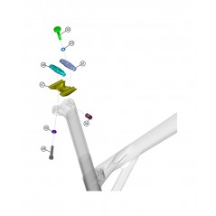 LAPIERRE Hardware de sillín para bicicleta XELIUS DRS 0 15MM KLP00101