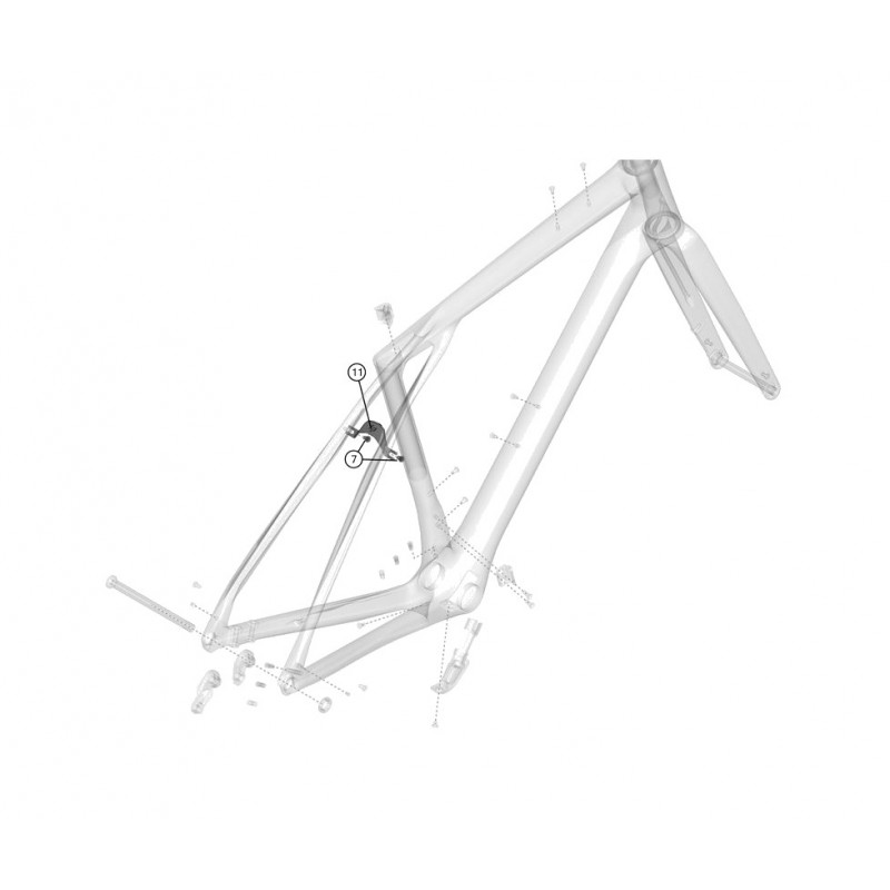 LAPIERRE Puente de guardabarros para bicicleta PULSIUM KLP00102