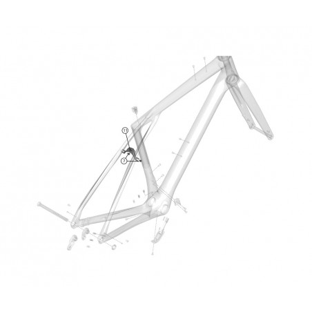 LAPIERRE Bicycle fender bridge PULSIUM KLP00102